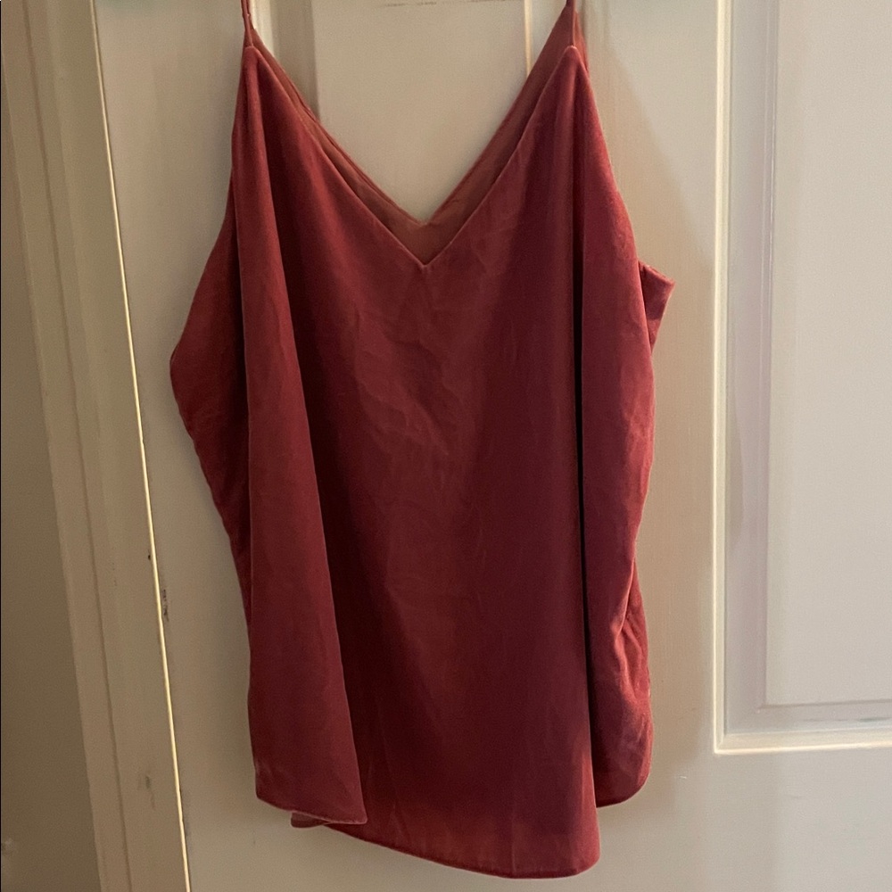 Express Pink Velvet Cami